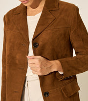 Kunst-Suede Lederjacke